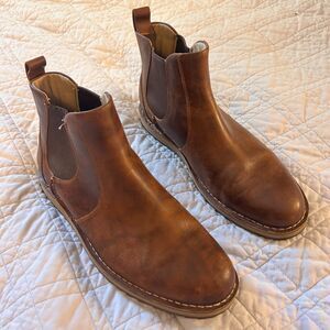 Sperry Men’s 12M Leather Chelsea Boots - Brown - Barely Worn